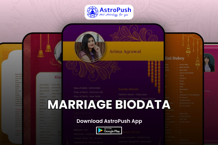 Marriage Biodata: Significance and How to Make Marriage Biodata at AstroPush.