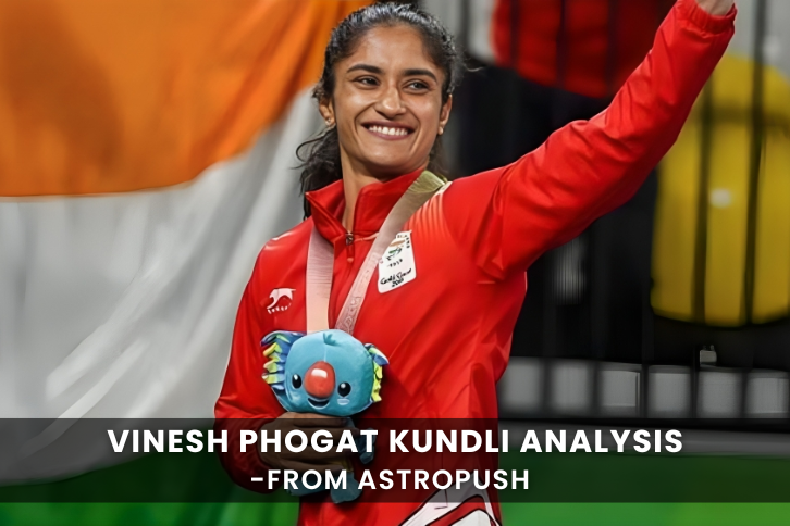 Vinesh Phogat Kundli Analysis: Astrology Behind Her Success