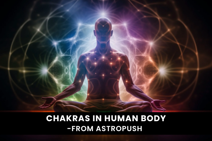 Visual representation of chakras in the human body, highlighting energy centers and their significance.