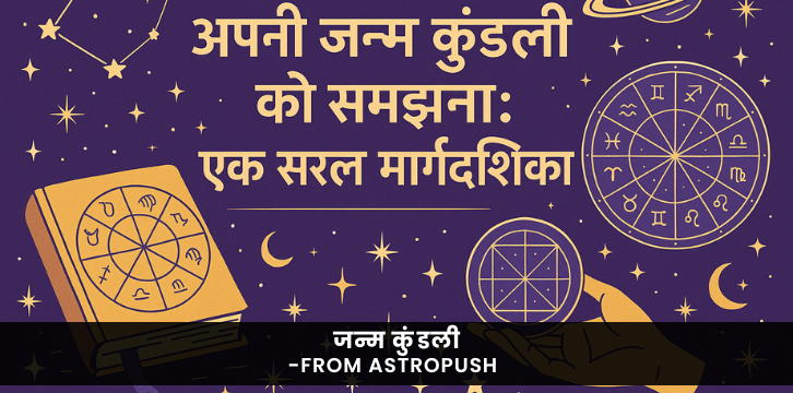 अपनी जन्म कुंडली को समझें सरल तरीके से, ज्योतिषीय संकेतों और राशियों की मदद से पूरी जानकारी पाएं।