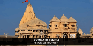 Somnath Temple in daylight with clear sky – a sacred symbol of faith, history, and devotion in Indian spirituality