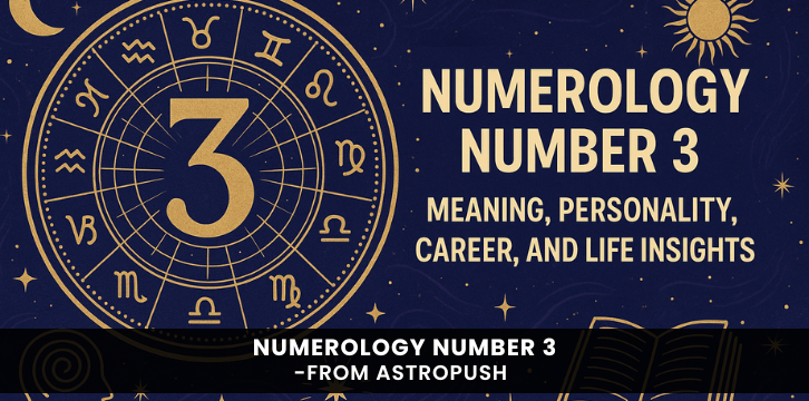 Numerology Number 3 meaning, personality traits, career paths, and life insights explained for self-discovery and growth.