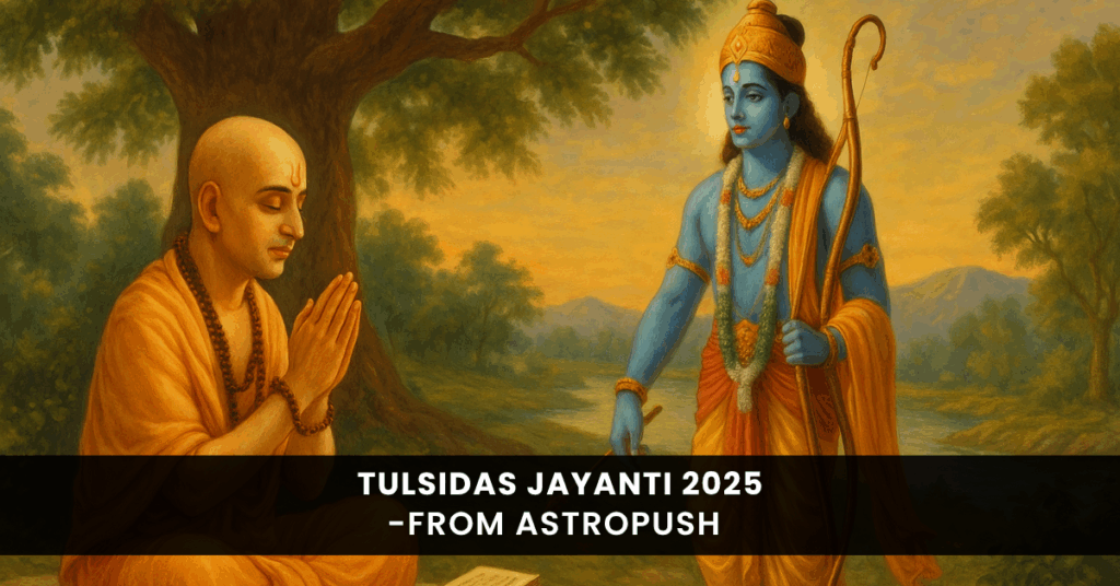 Tulsidas Jayanti 2025 celebration honoring the great poet and devotee of Lord Ram with devotion and tradition