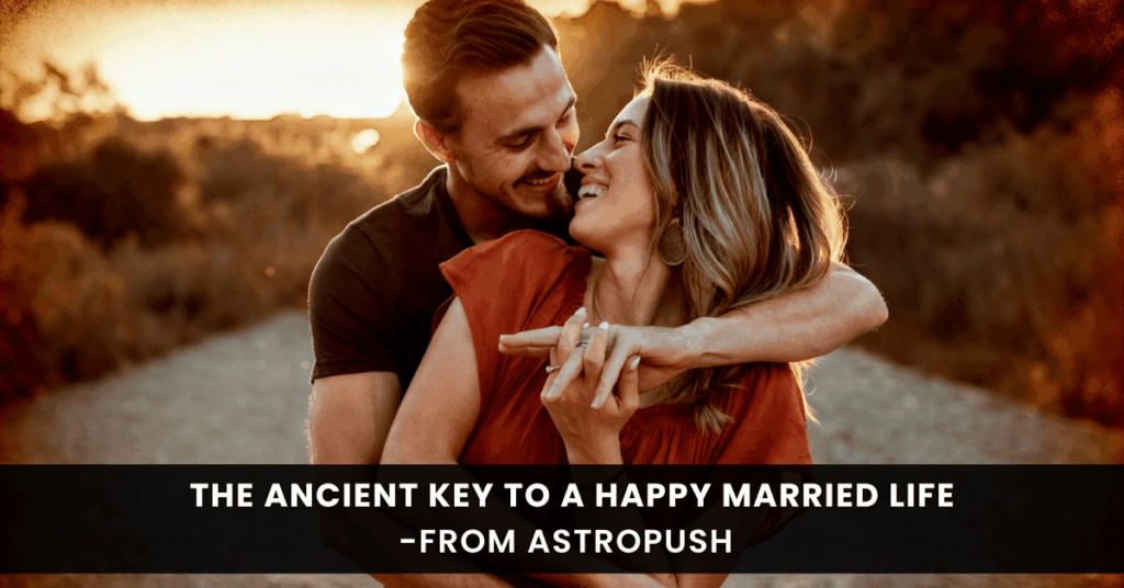 Horoscope Matching: The Ancient Key to a Happy Married Life – Ensures compatibility, harmony, and lasting love through astrology.